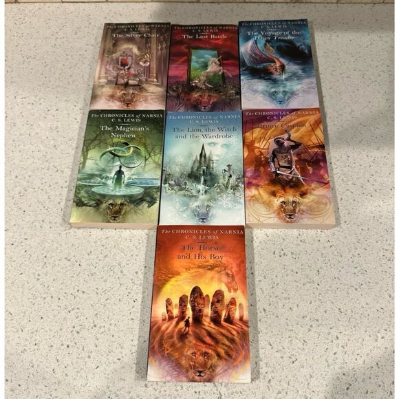 The Chronicles Of Narnia Box Set By CS Lewis 7 Books 2002 Harper Trophy - Picture 5 of 5